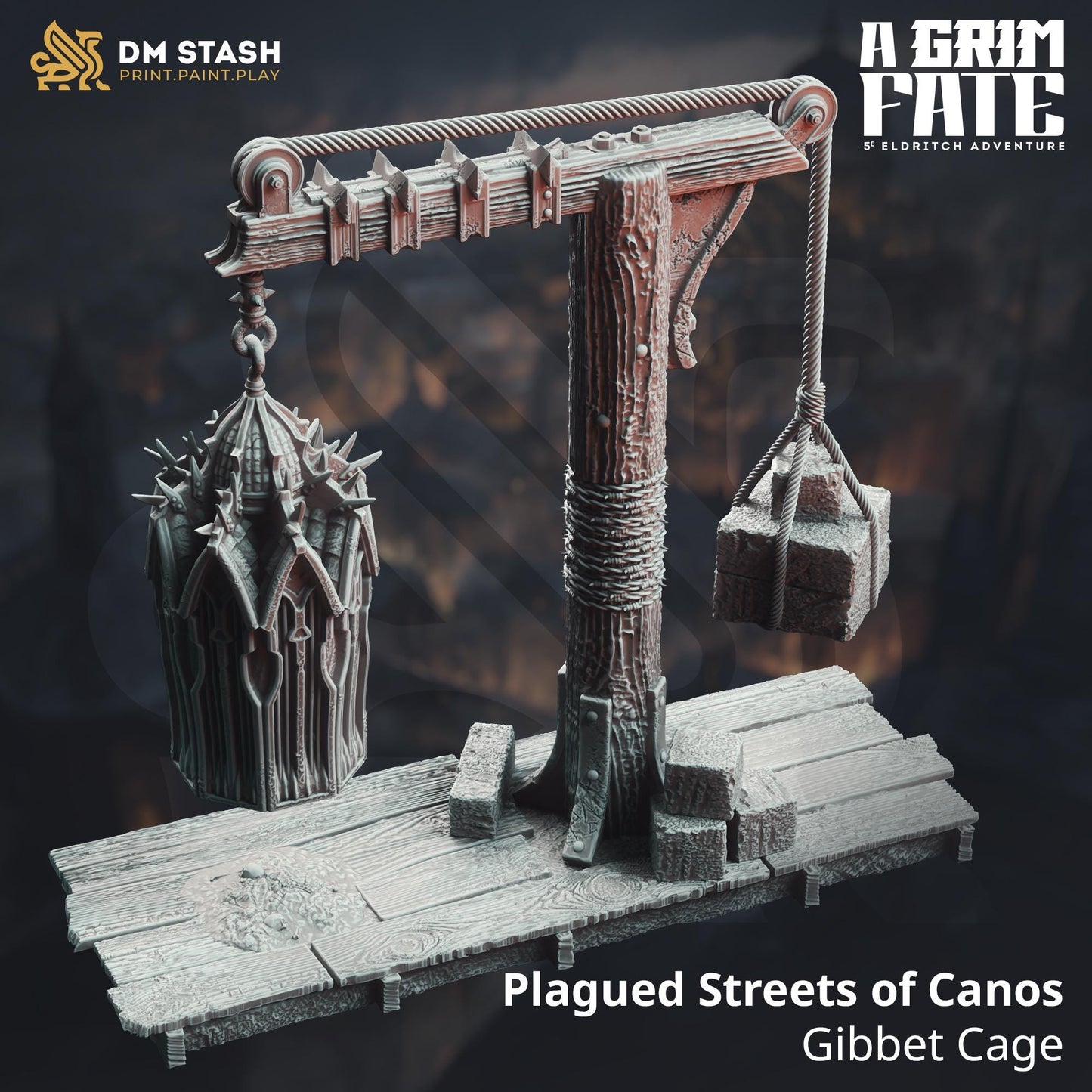 Mimic & Terrain - Hanging Gibbet Cage (Interchangeable)