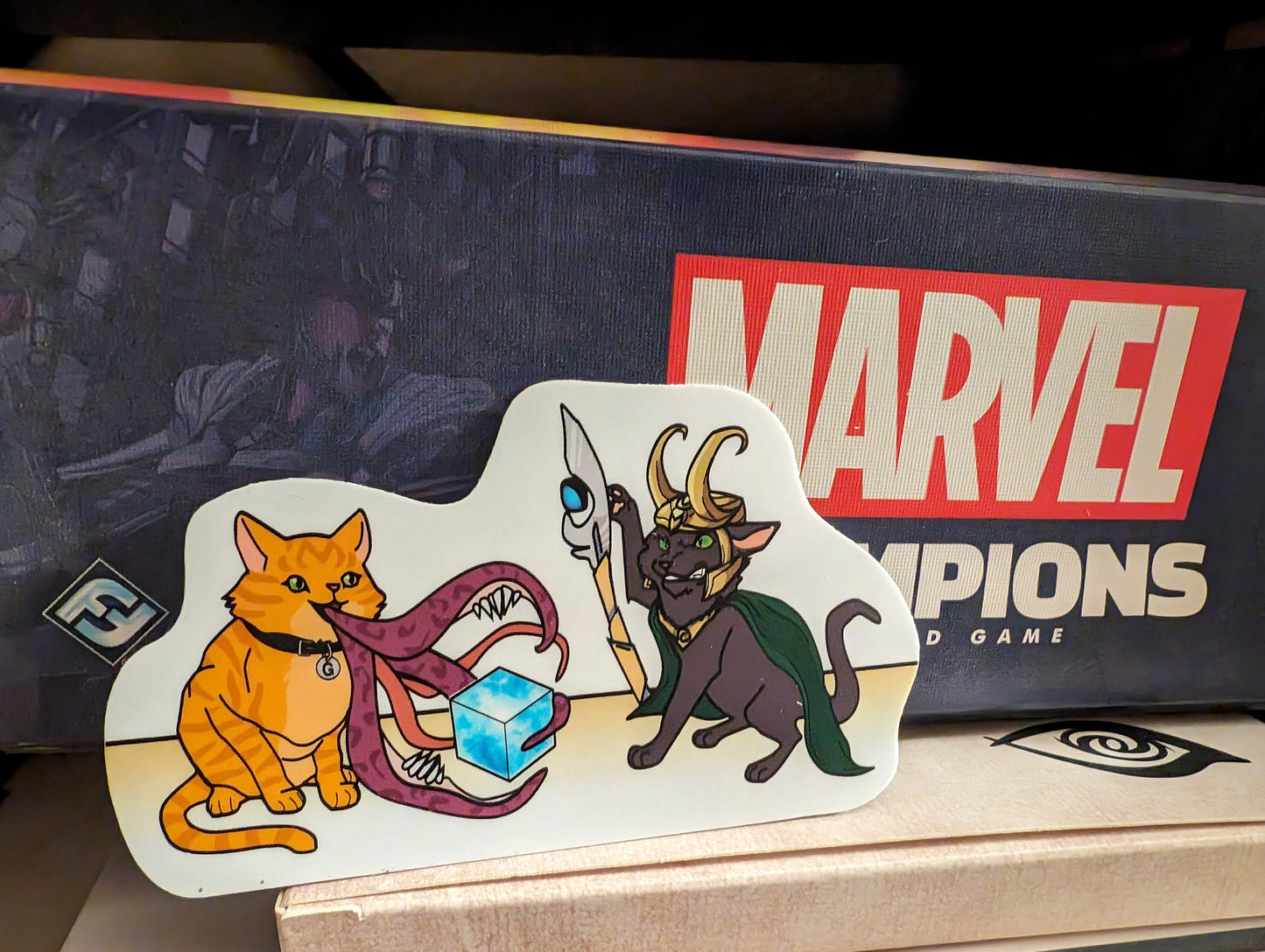 Lokitty vs Flerken Sticker