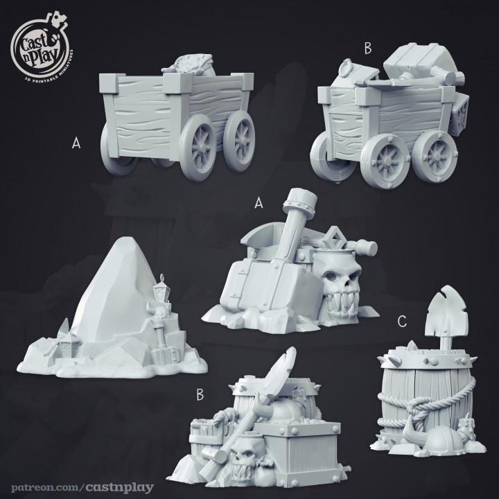 Terrain - Dwarven Mine Scatter