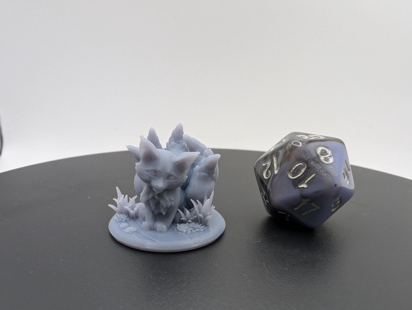 Baby Kitsune (Multi-Tailed Fox) and Adult Option