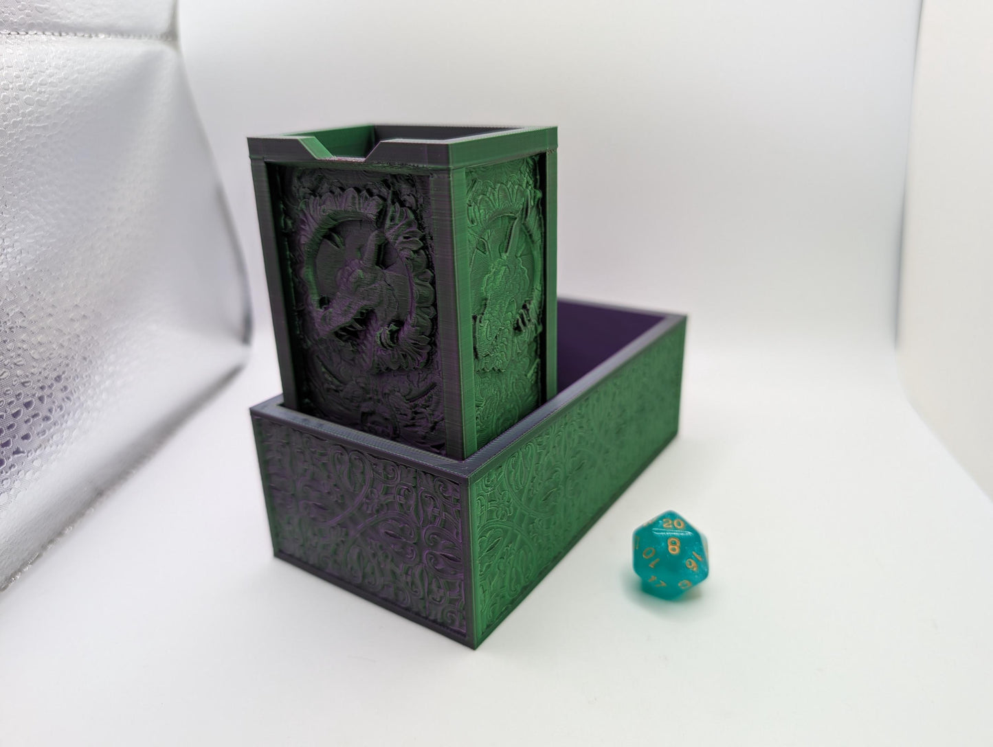 Folding Dice Tower - Dragon Desgin