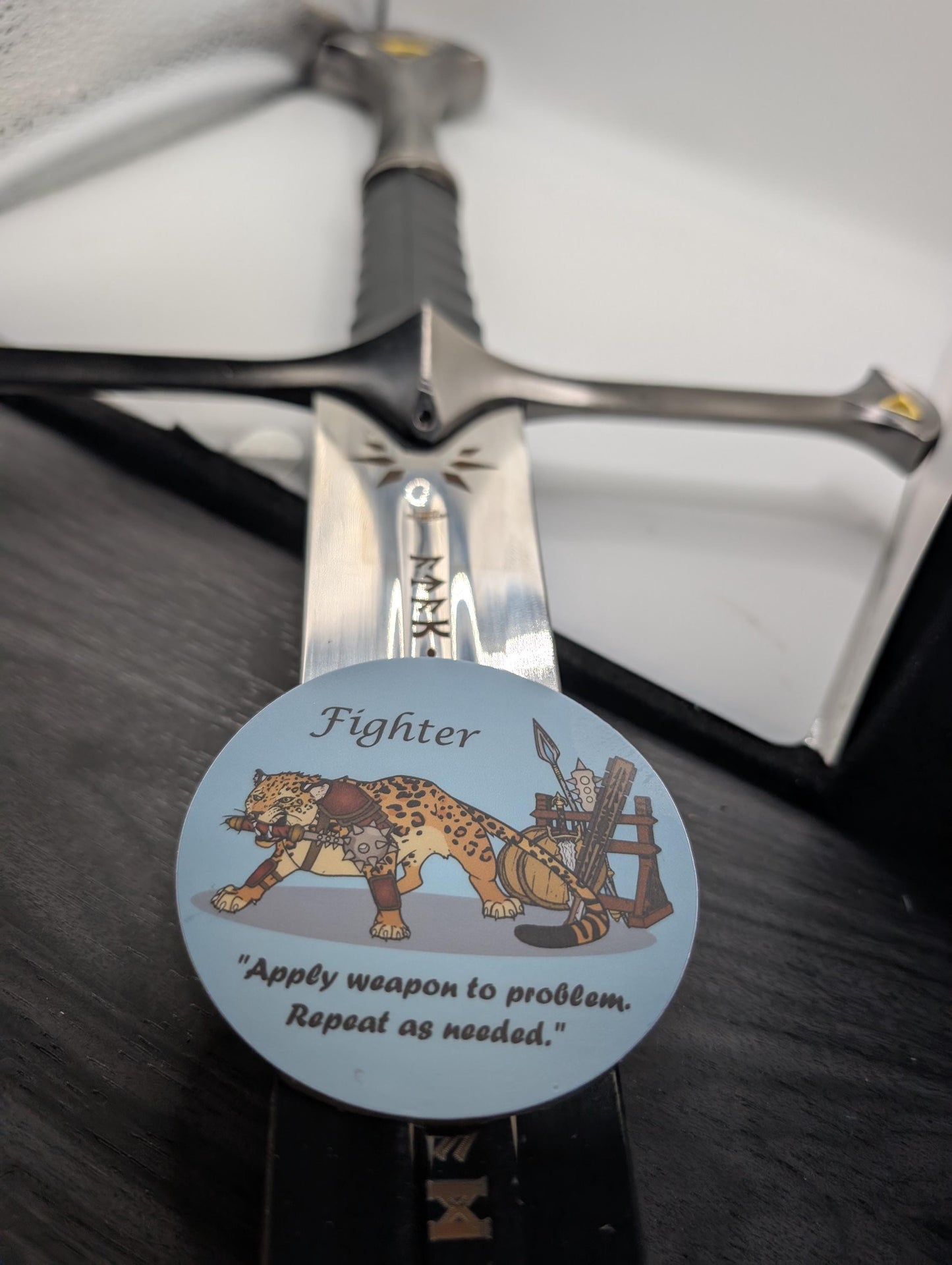 DnD - Fighter Sticker