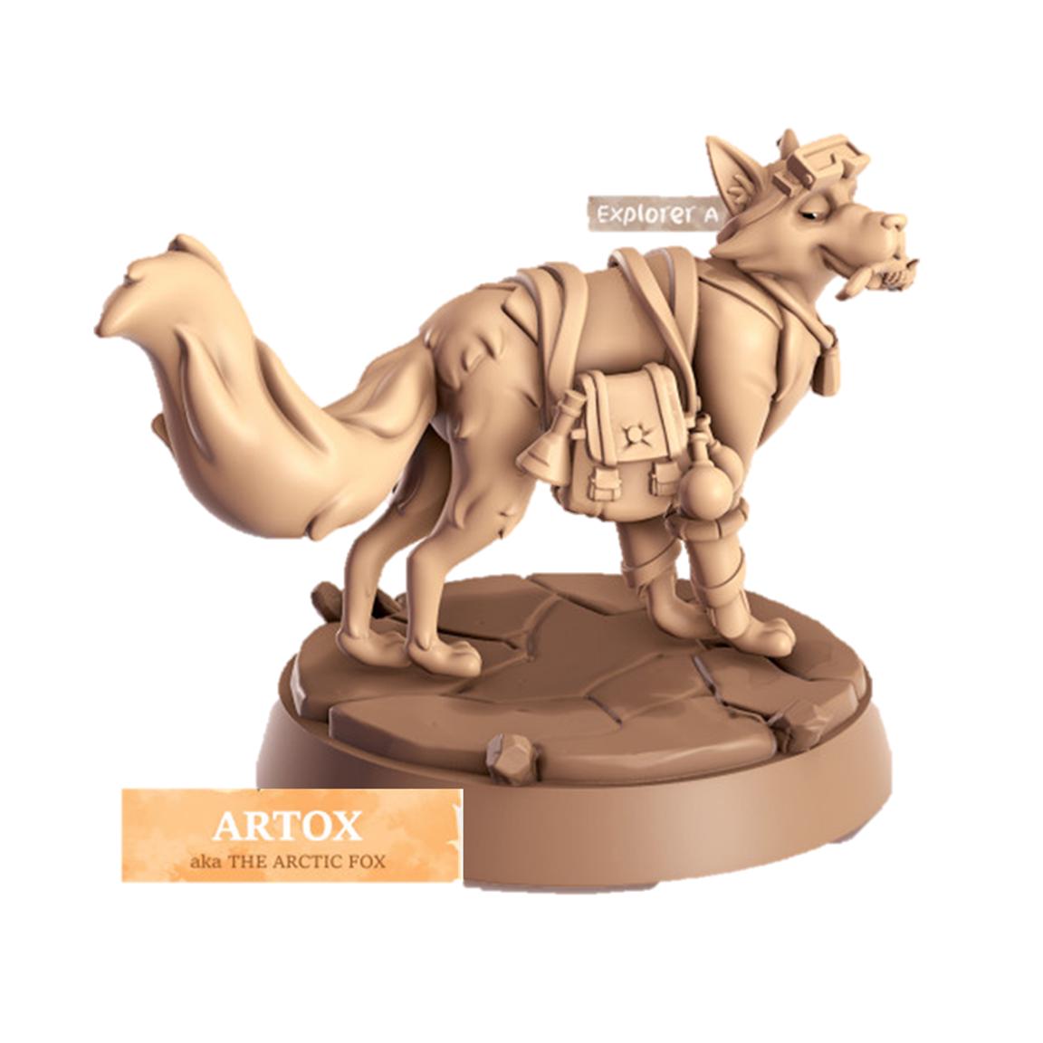 Artic Fox - Multiple Poses with or without Gear