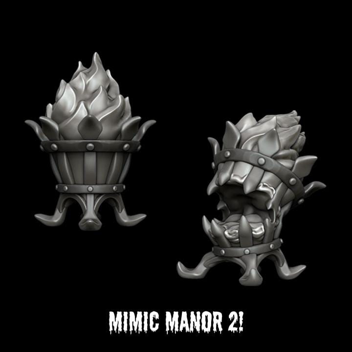 Mimic & Terrain - Brazier (with removable fire)