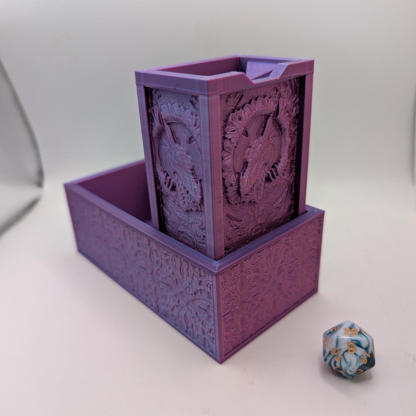Folding Dice Tower - Dragon Desgin
