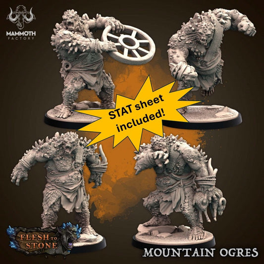 Mountain Ogre Pack + 2 Rams