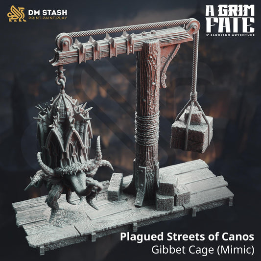 Mimic & Terrain  - Hanging Gibbet Cage (Interchangeable)