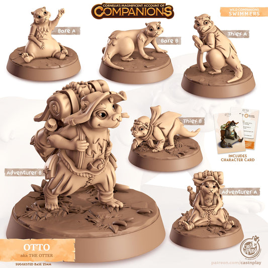 Otter - Multiple Poses with or without Gear