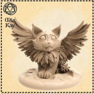 Baby Tressym (Winged Cat) and Adult Option