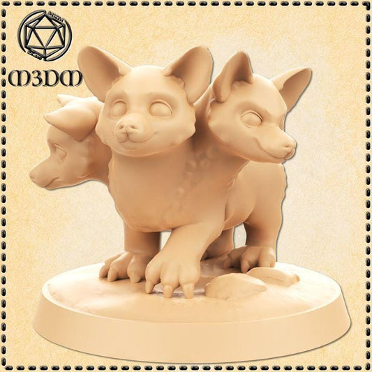 Baby Cerebrus (Corgi Version)