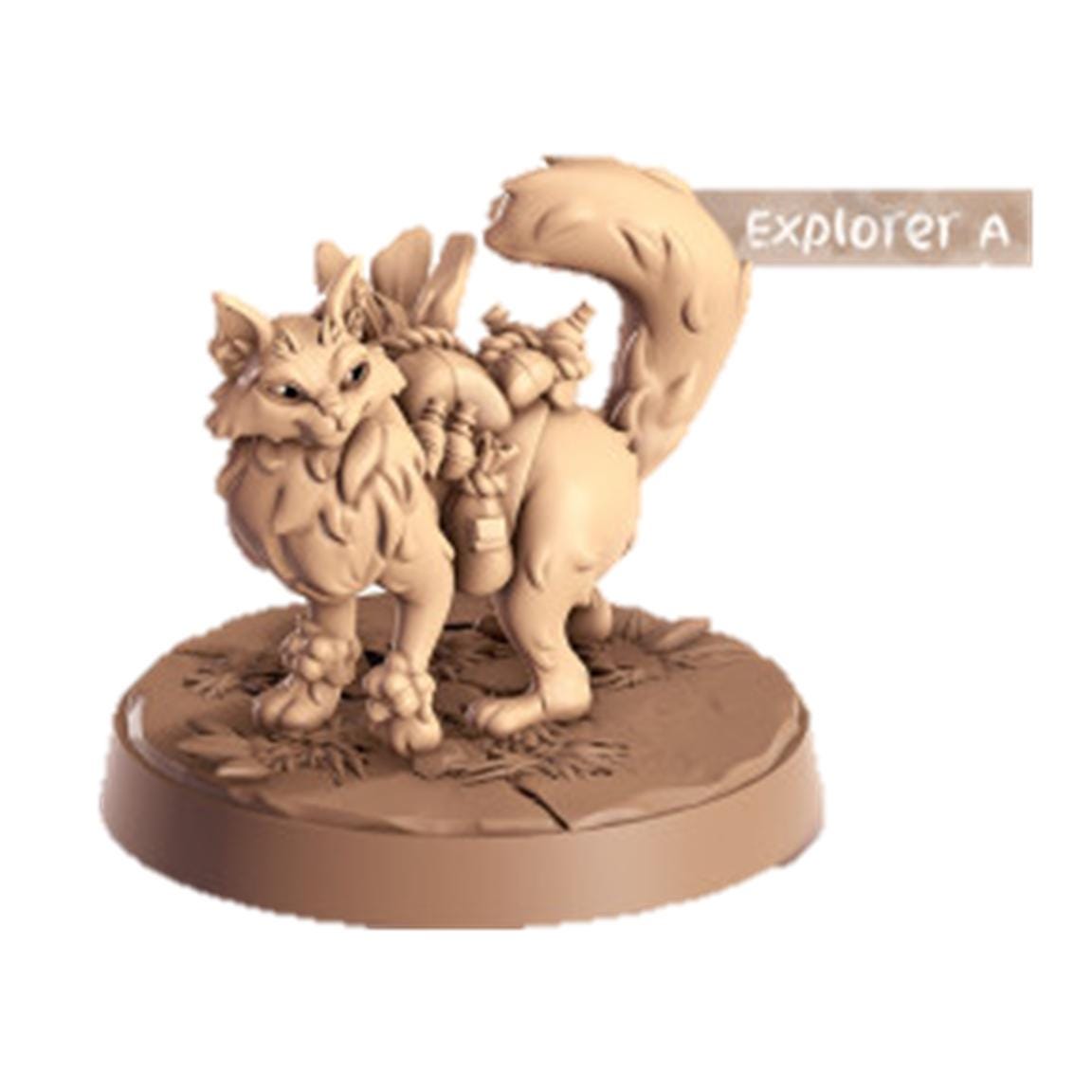 Maine Coon Cat - Multiple Poses with or without Gear