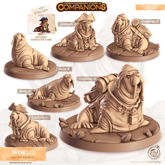 Walrus - Multiple Poses with or without Gear