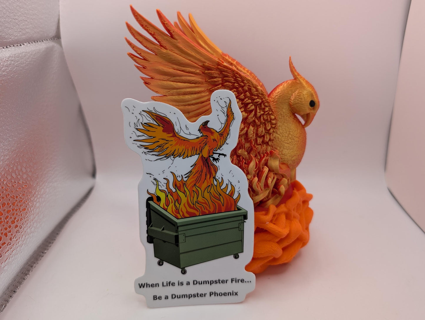 Dumpster Phoenix Sticker