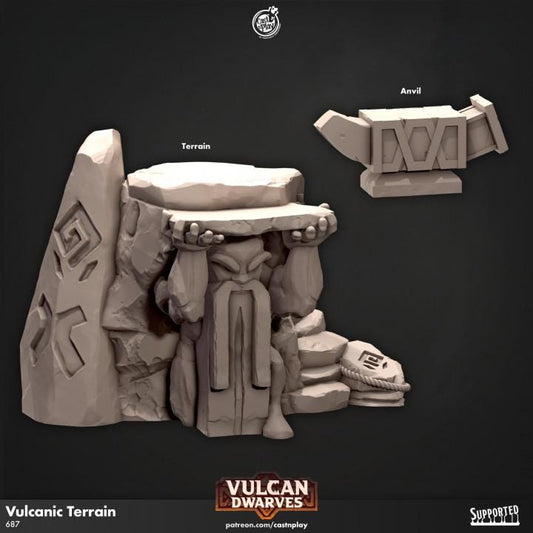 Terrain - Dwarf Vulcanic Terrain