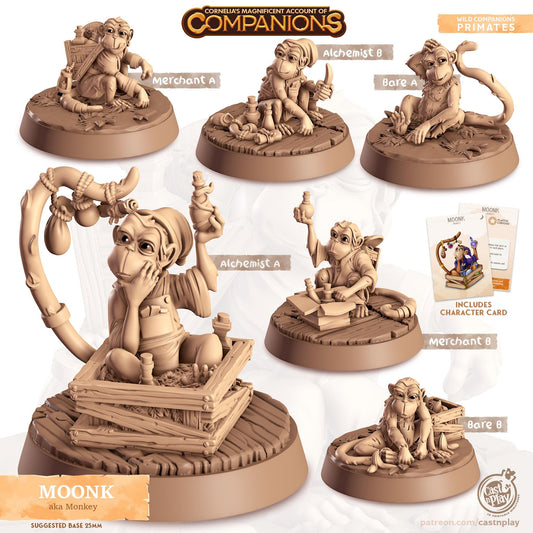 Monkey - Multiple Poses with or without Gear