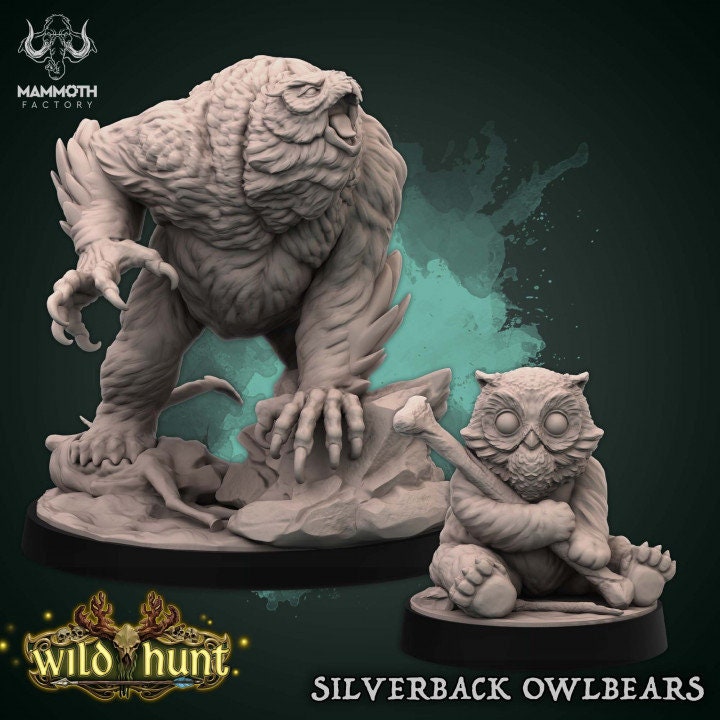 Owlbear - Adult and Cub