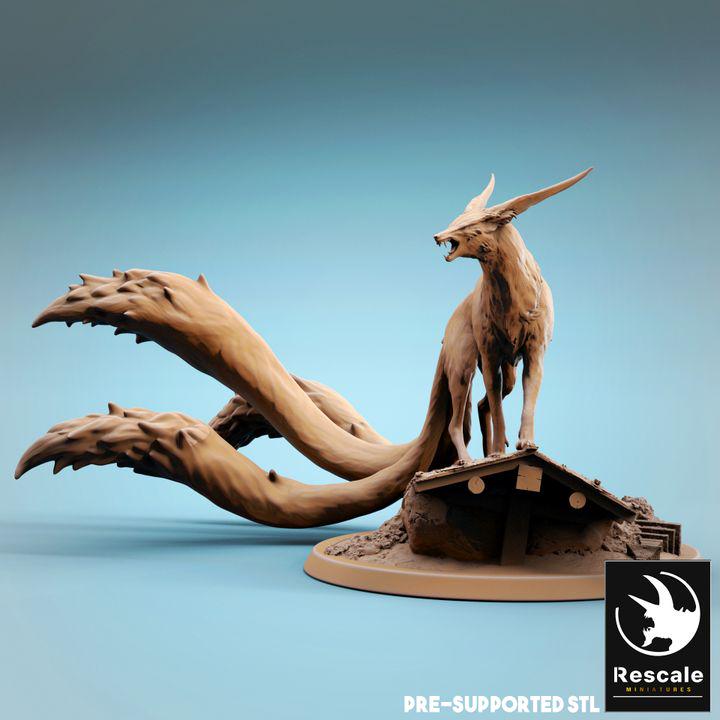 Kitsune Multi-Tailed Fox (3-Tail and 9-Tail Options)