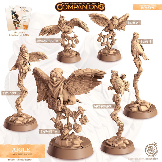 Eagle - Multiple Poses with or without Gear