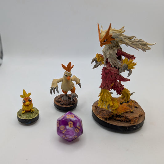 Kaijumon Fire Chicken Monster