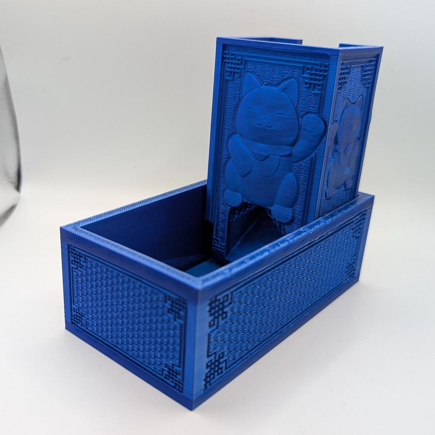 Folding Dice Tower - Lucky Cat Design
