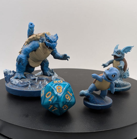 Kaijumon Water Turtles (Mega and Giga options)