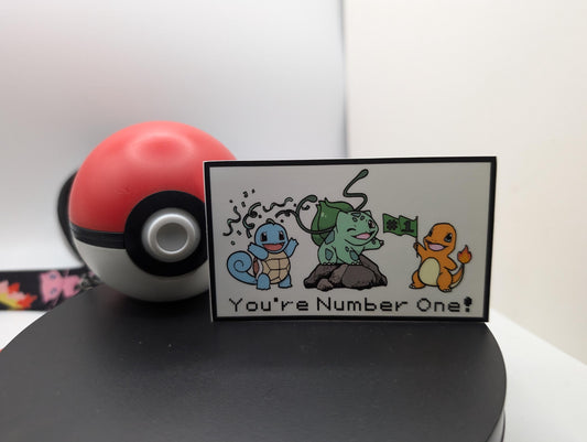 Number One Sticker