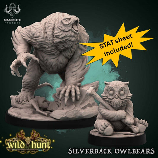 Owlbear - Adult and Cub
