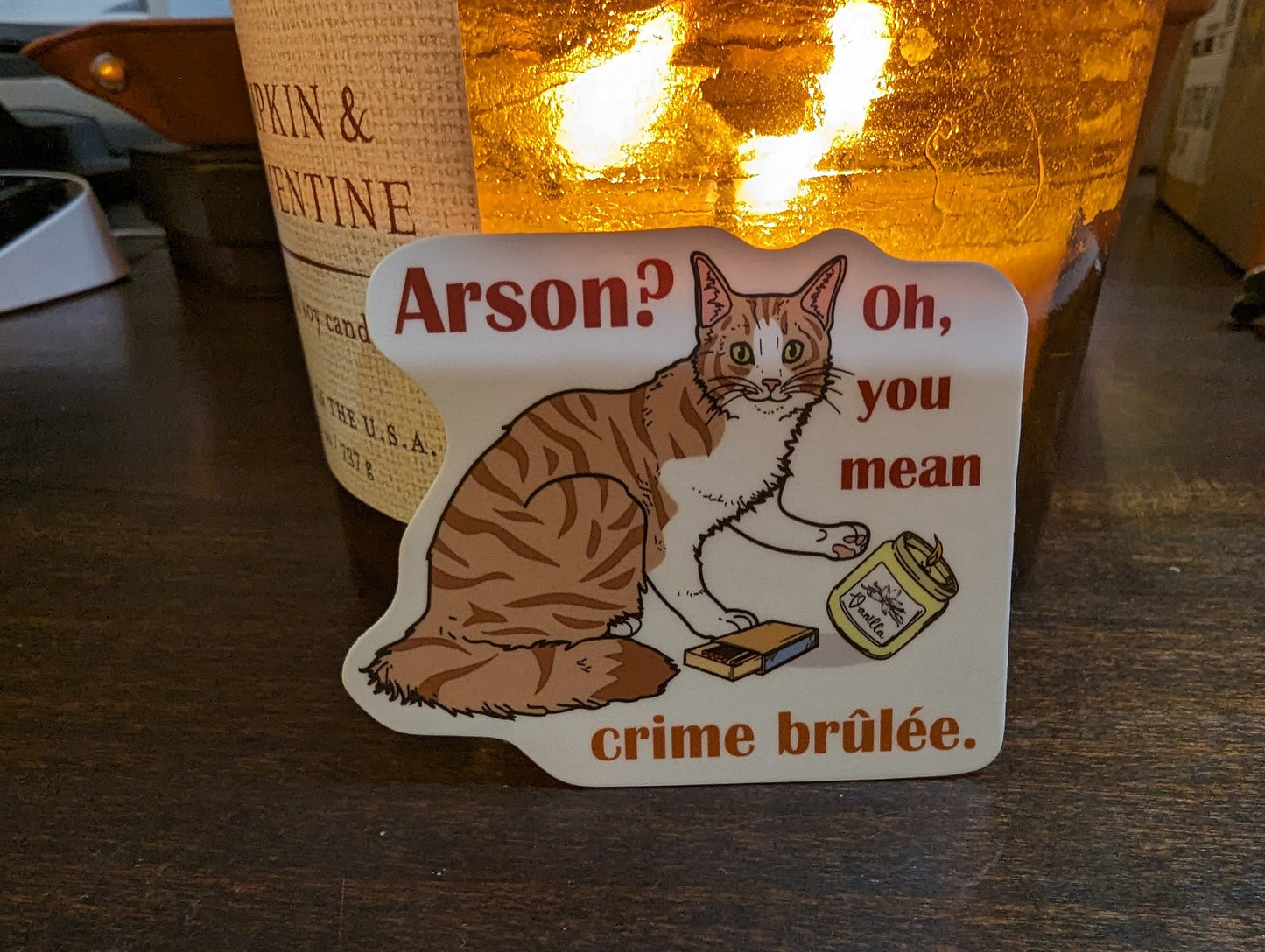 Crime Brulee Sticker