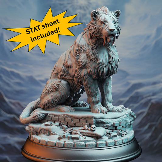 Giant Sabertooth Tiger