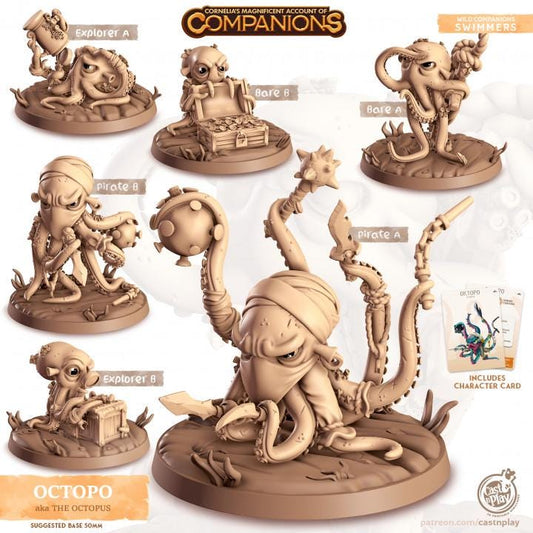Octopus - Multiple Poses with or without Gear
