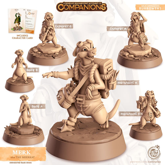 Meerkat - Multiple Poses with or without Gear