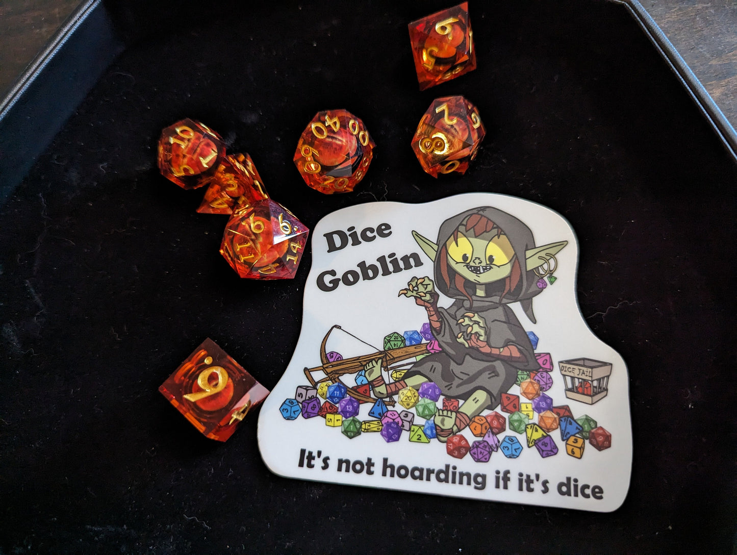 Dice Goblin Sticker