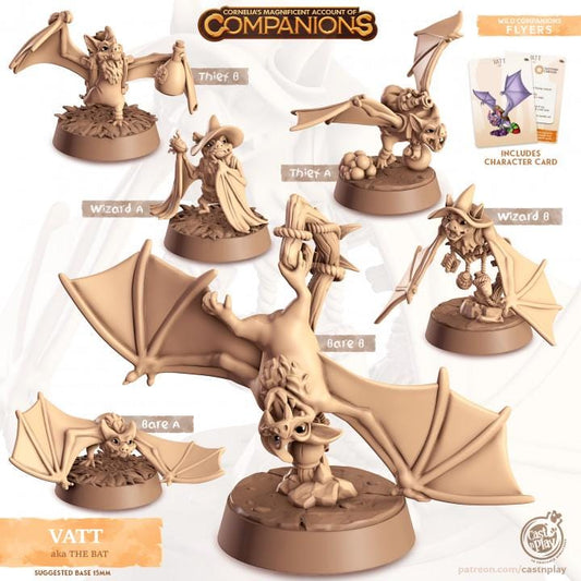 Bat - Multiple Poses with or without Gear