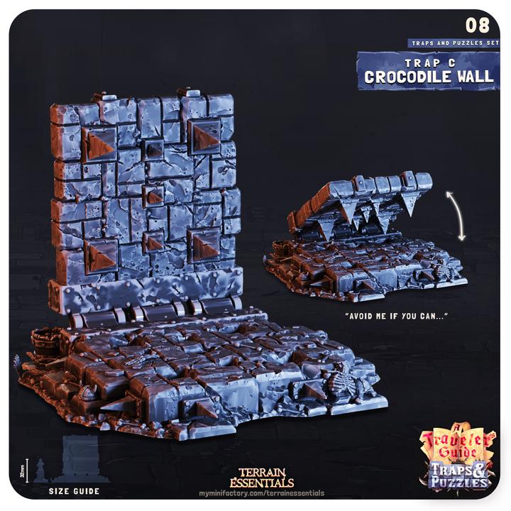 Terrain - Trap - Crocodile Wall