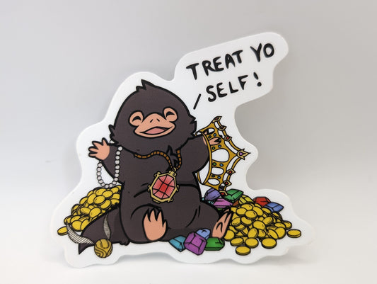 Treat Yo' Self Sticker