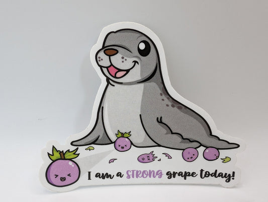 Stong Grape Sticker