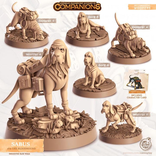 Blood Hound Dog - Multiple Poses with or without Gear