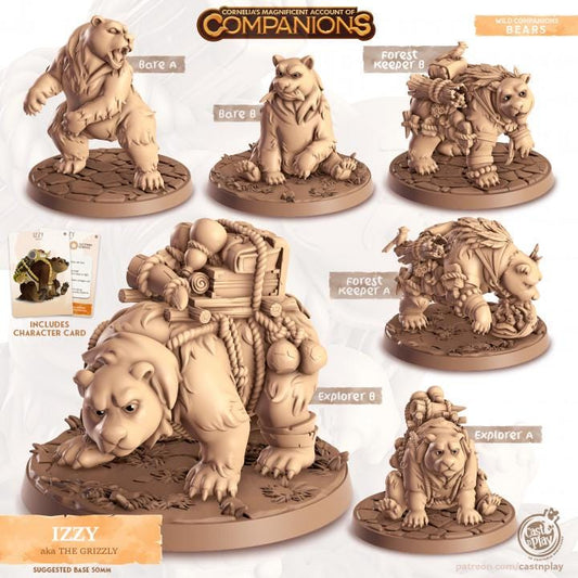Grizzly Bear - Multiple Poses with or without Gear