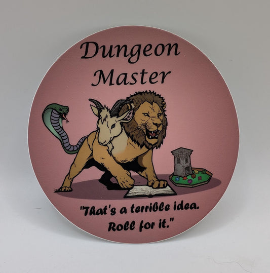 DnD - Dungeon Master Sticker