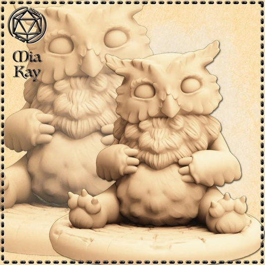 Baby Owl Bear Cub