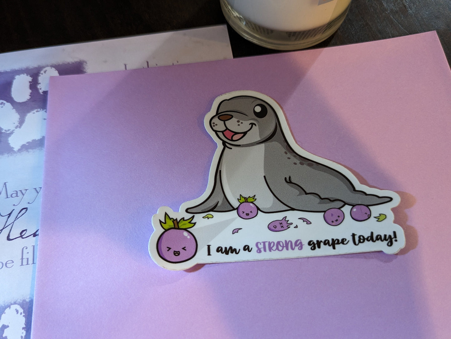 Stong Grape Sticker