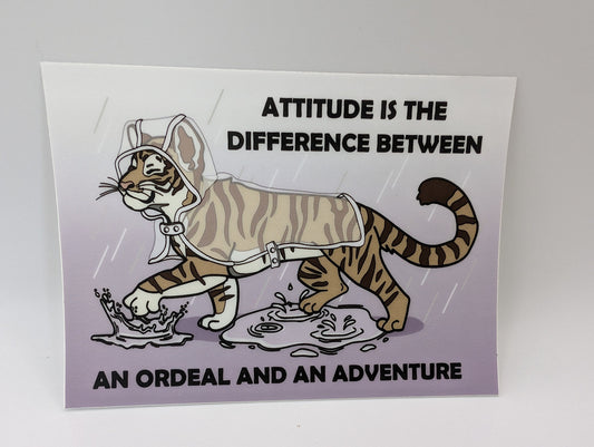 Attitude is the Difference Sticker