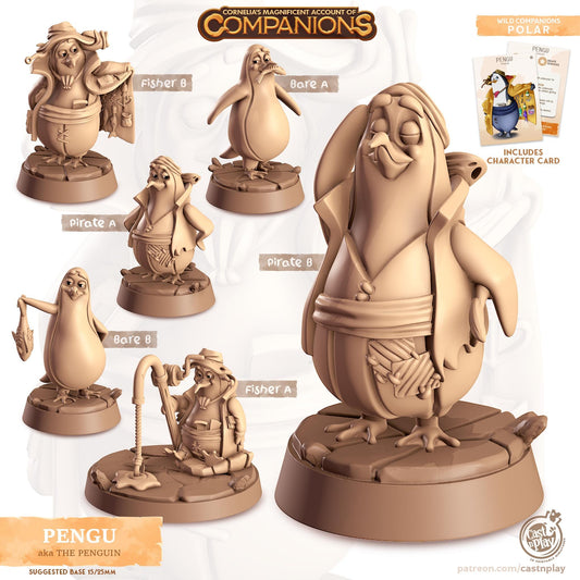 Penguin - Multiple Poses with or without Gear