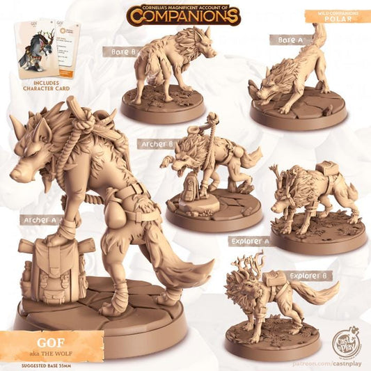Wolf - Multiple Poses with or without Gear