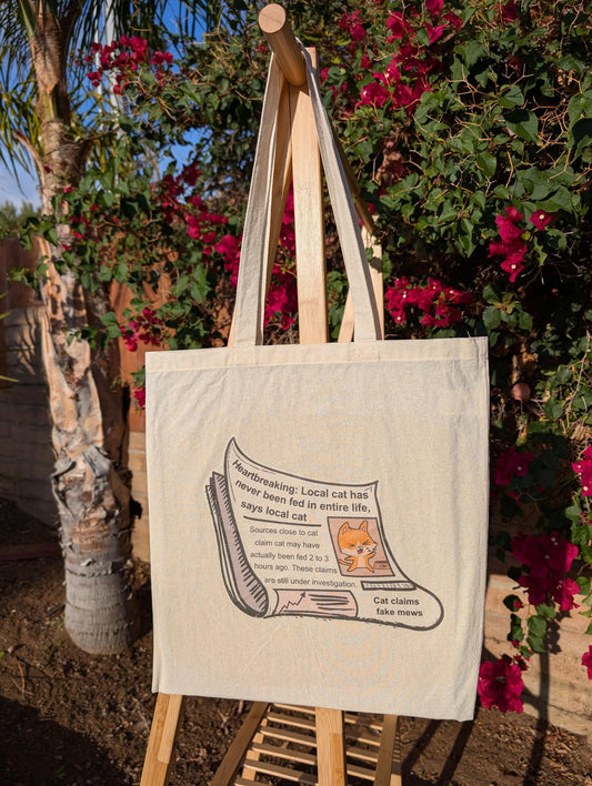 Fake Mews Tote Bag