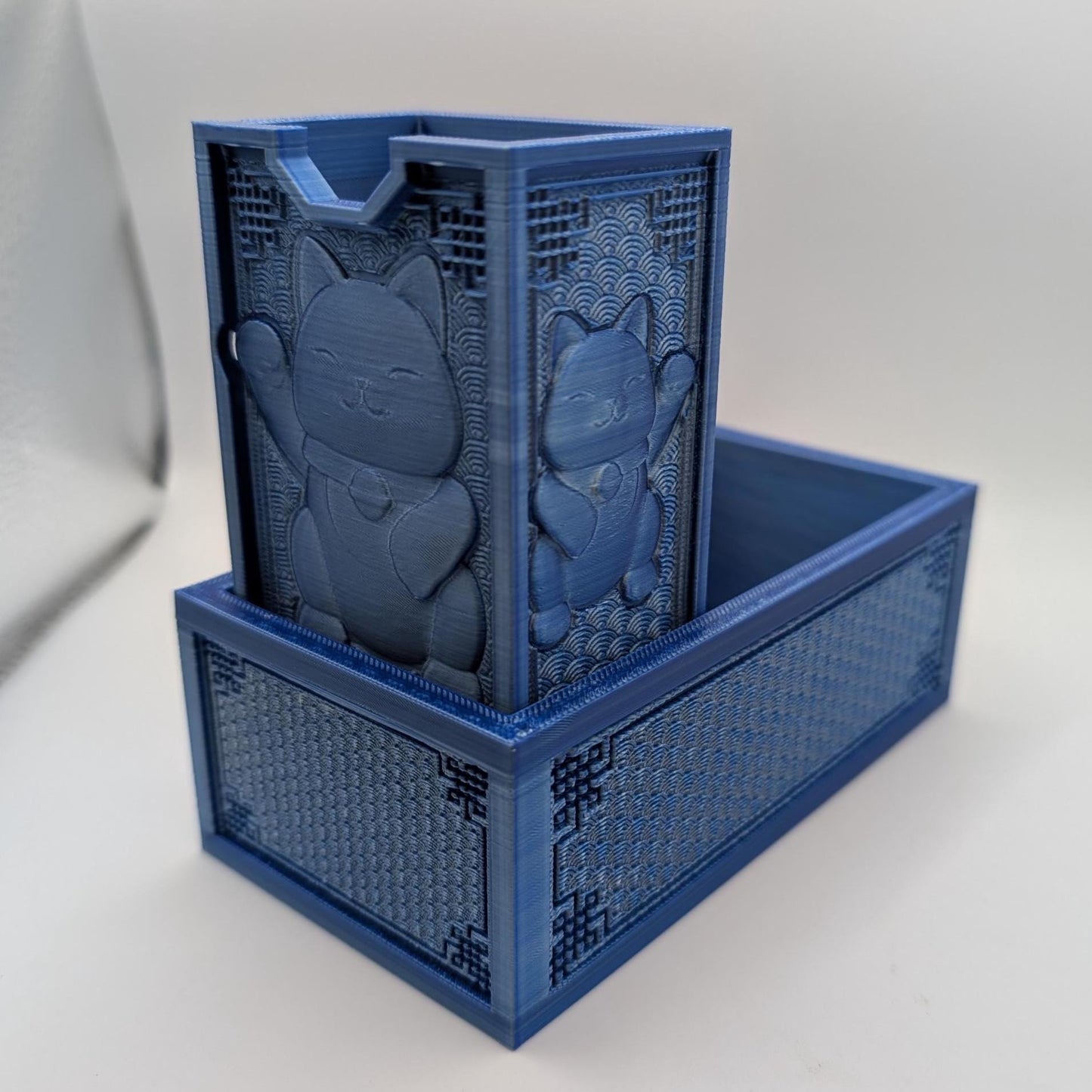 Folding Dice Tower - Lucky Cat Design