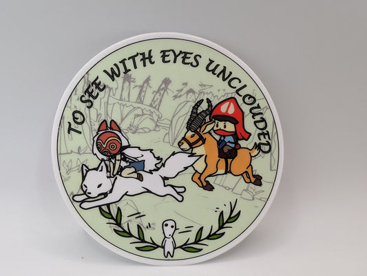 Eyes Unclouded Sticker