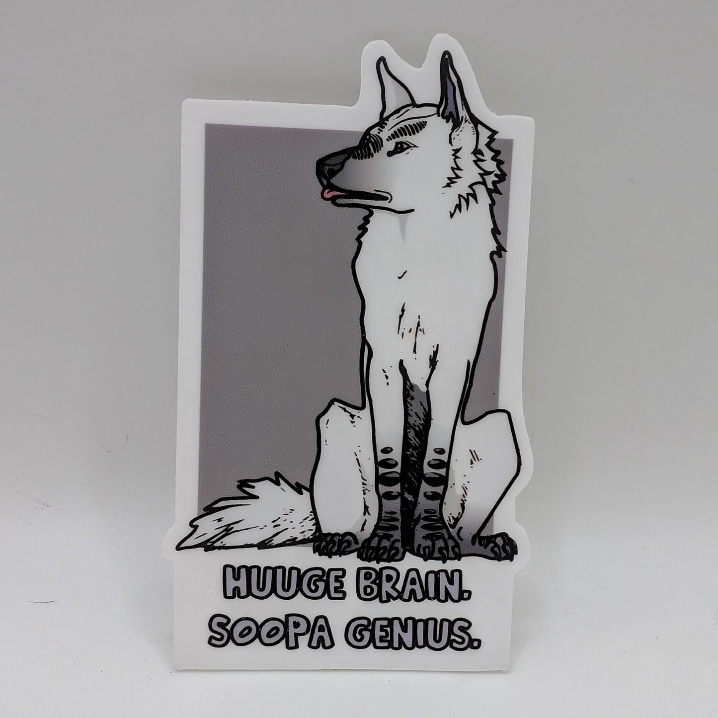 Huuge Brain Sticker