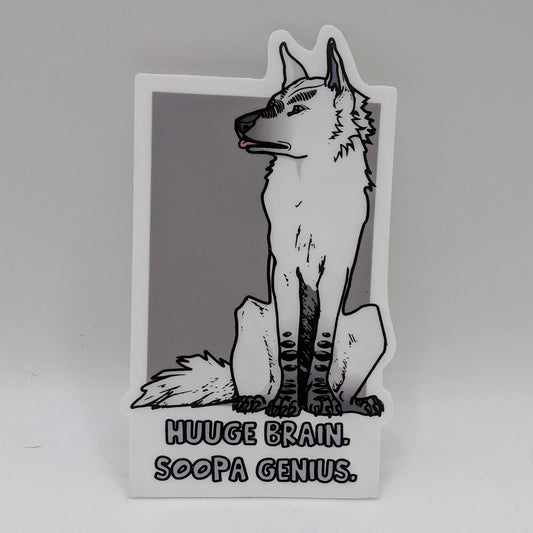 Huuge Brain Sticker