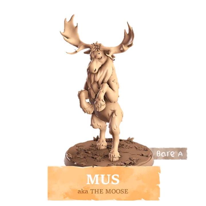 Moose - Multiple Poses with or without Gear